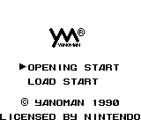 Title screen