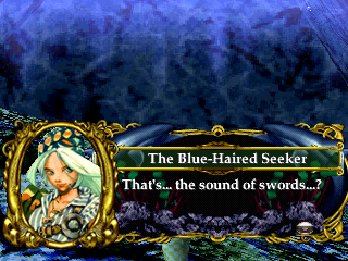 Dialogue: the Blue-Haired Seeker