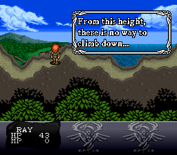 Dialogue on the cliff